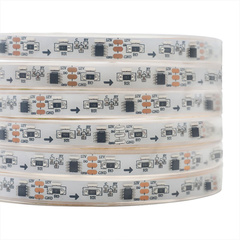 UCS1903 12V Side Emitting LED Strip Lights Full Color Chasing